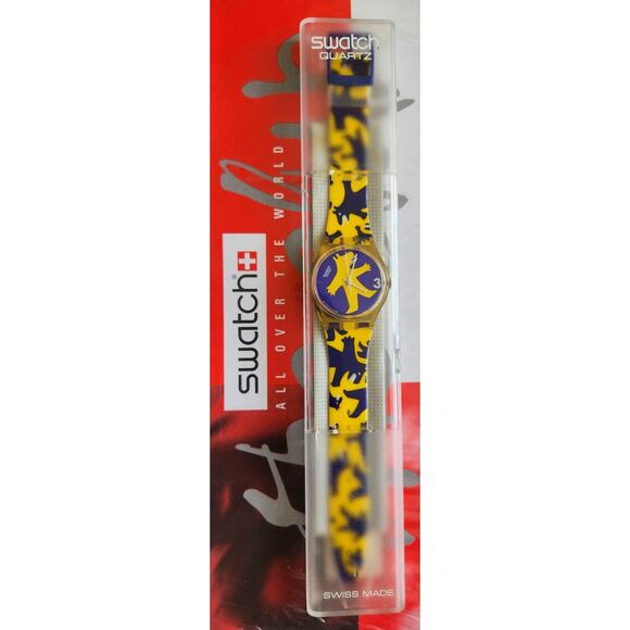 Swatch watch BESTIONE GJ113 1994 Standard Gents New old stock - Picture 2 of 8